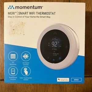 Momentum Meri Smart WiFi Thermostat - white Brand New